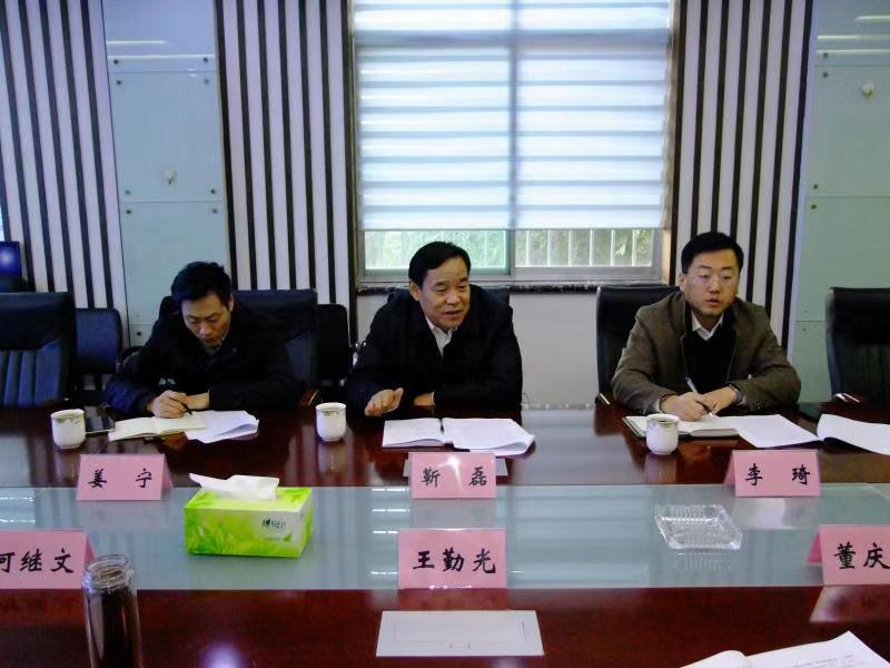 济南市民营经济发展局局长靳磊到乐动（中国）LEDONG·官方网页版
集团调研