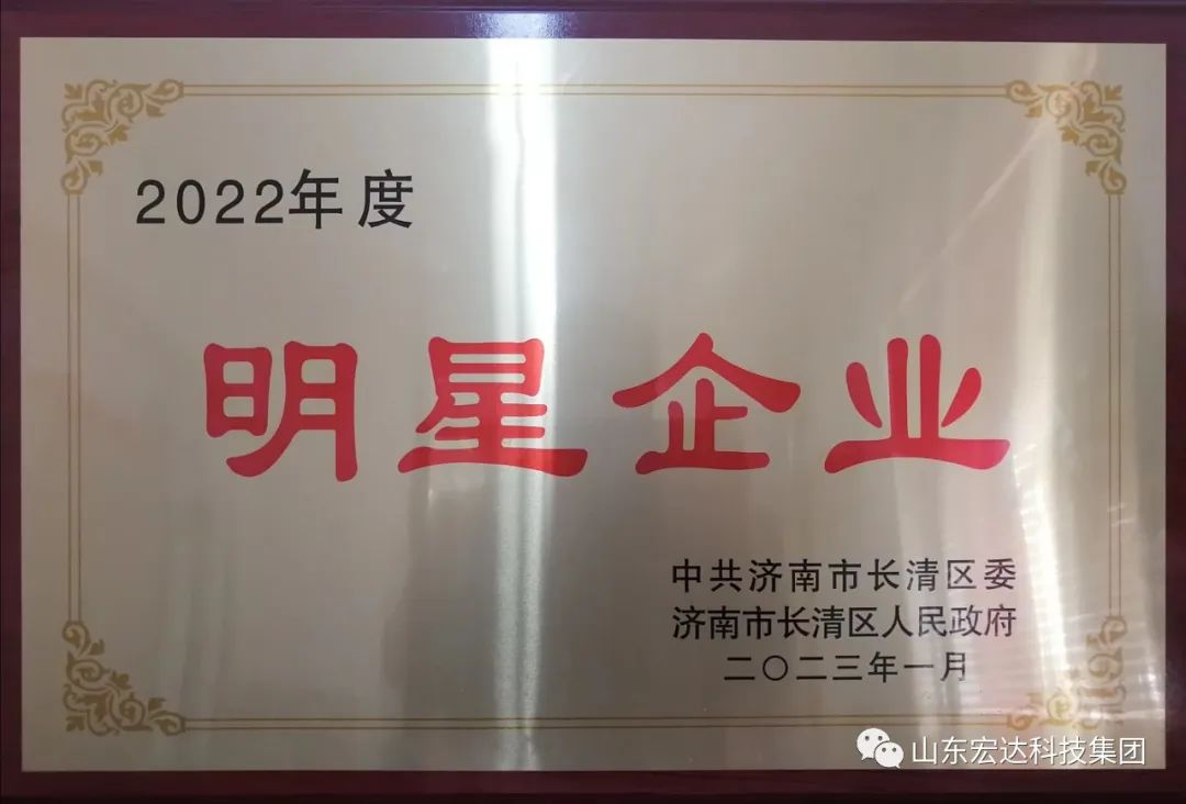【再耀星坛】乐动（中国）LEDONG·官方网页版
再获长清区“明星企业”称号